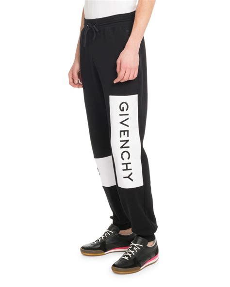 felpa givenchy logo|Givenchy Men's Large Logo Basic Felpa Jogger Pants .